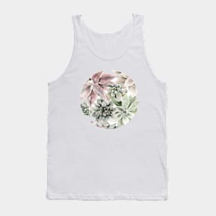 Circular Succulents Tank Top